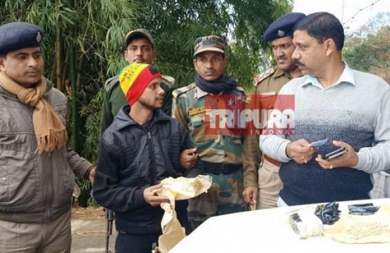 Assam Youth arrested with Yaba tablets in Tripura Assam Youth arrested with Yaba tablets in Tripura